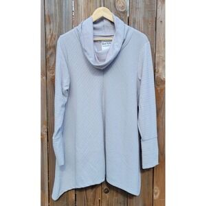 New York Laundry Slouch Neck Long Sleeve Khaki Womens Tunic Size 1X NWT